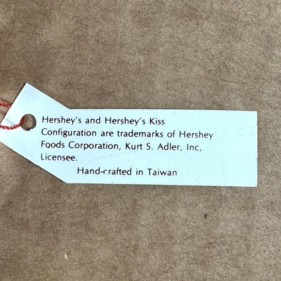 Kurt Adler Hershey's Chocolate Christmas Ornaments 90s Set Of 3 Wooden - Picture 7 of 16
